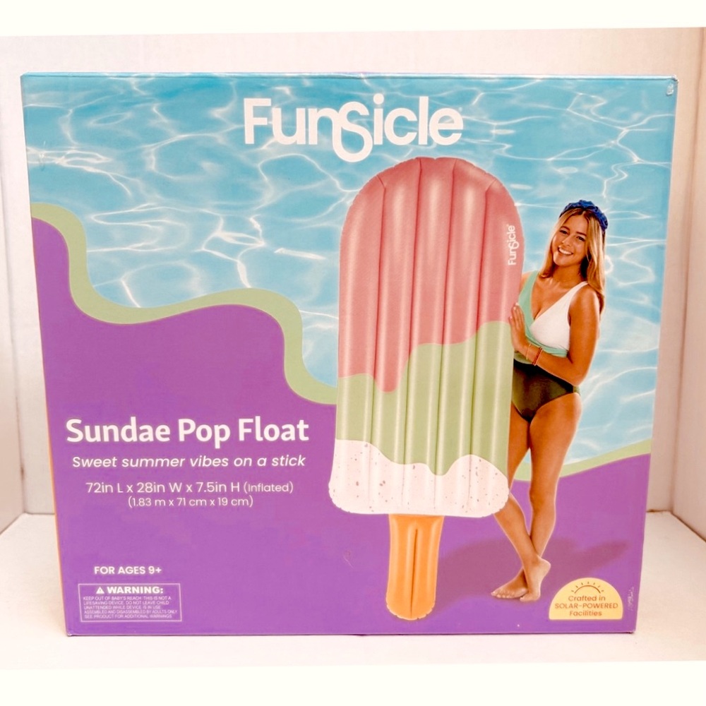 Funsicle Sundae Pop Float Pool Floatie